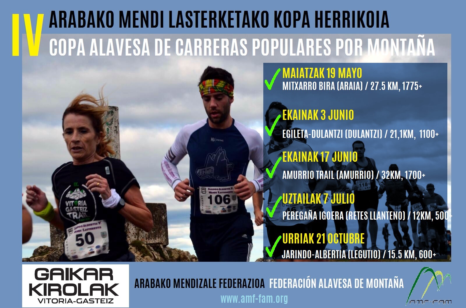 IV Copa Alavesa de Carreras Populares por Montaña