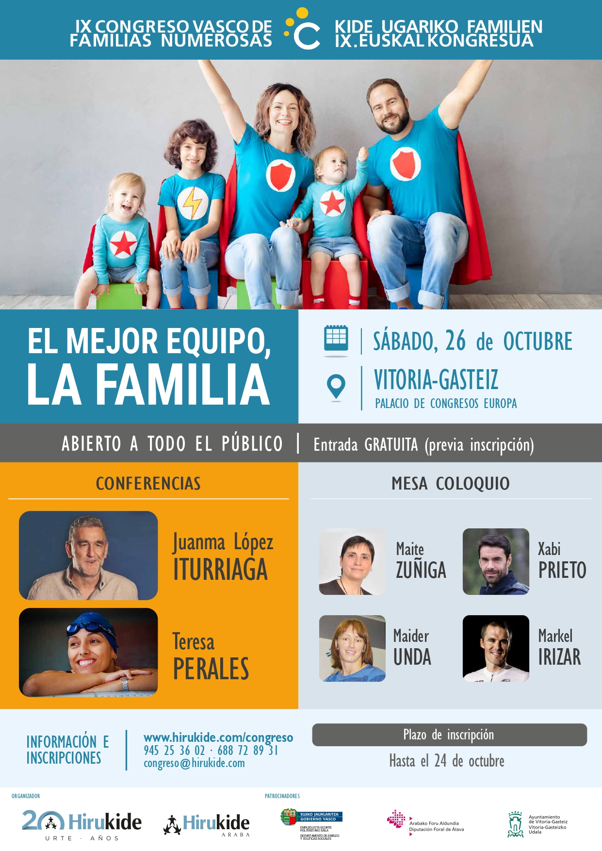 IX CONGRESO VASCO DE FAMILIAS NUMEROSAS