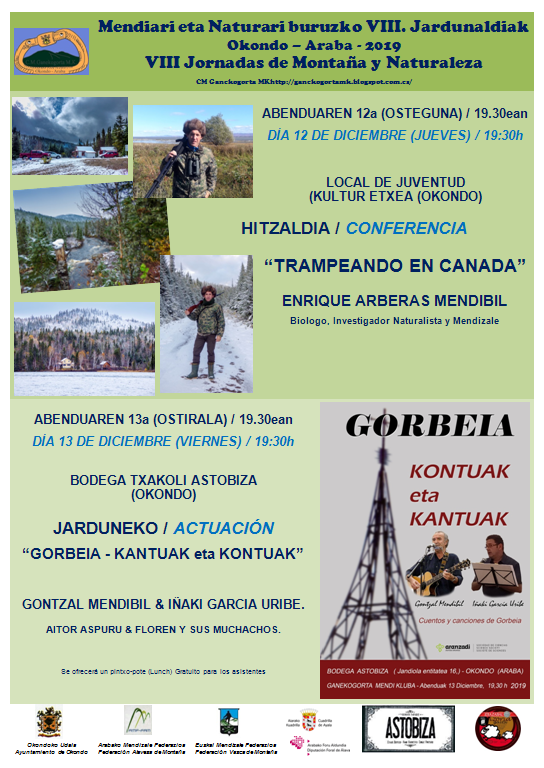 VIII Jornadas de montaña y naturaleza. Okondo 2019