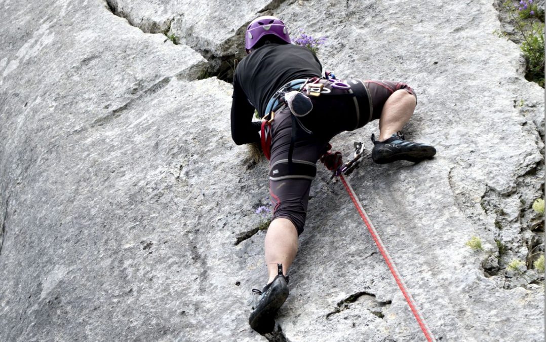 Elena, años de evolución como escaladora y montañera. 100%montañera.