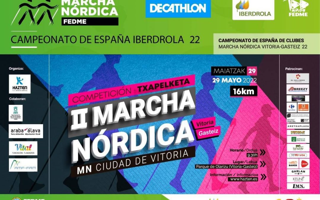 Competición – Txapelketa II Marcha Nórdica – Ciudad de Vitoria-Gasteiz
