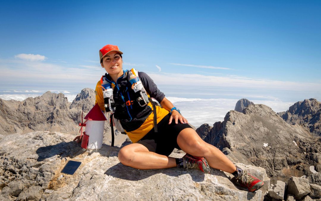 Ainhoa Valenciano. Del Taekwondo al Trail running. Presidenta del Club Bostibaieta (Legutio). 100% montañera