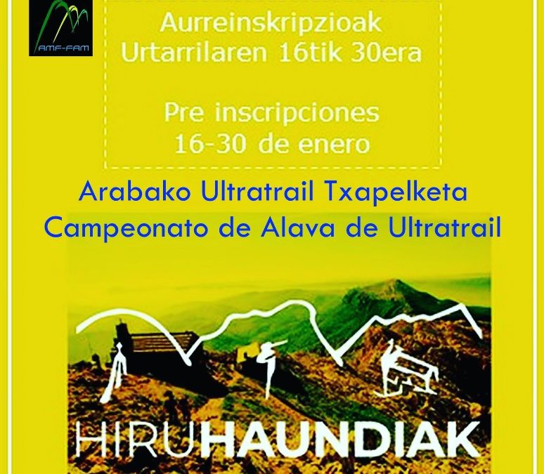 Apertura del plazo de inscripción de la Hiru Haundiak