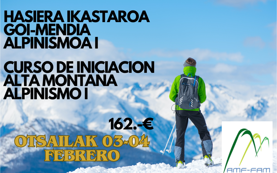 Iniciación Alpinismo I Otsailak 3-4 Febrero