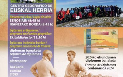 Día de la Hermandad de Centenarios 13 de Octubre Ehun Mendietako Anaidiaren Eguna