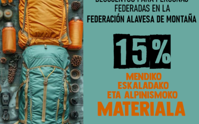 ARABAKO FEDERATUENTZAKO DESKONTUAK!