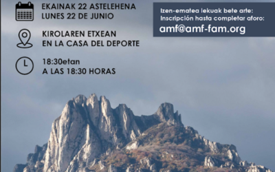 ERTZAINTZAREN ZAINTZA ETA ERRESKATE UNITATEAREN HITZALDIA- CHARLA DE LA UNIDAD DE VIGILANCIA Y RESCATE DE LA ERTZAINTZA